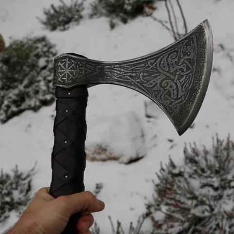 SKJALDBORG, ETCHED VIKING AXE