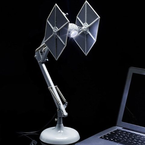 STAR WARS TIE FIGHTER POSABLE DESK LAMP 60 CM