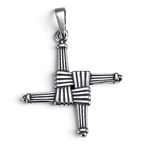 PENDENTIF CROIX DE BRIGITTE EN ARGENT 925