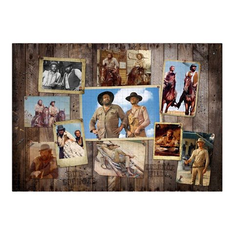 BUD SPENCER & TERENCE HILL JIGSAW PUZZLE WESTERN PHOTO WALL (1000 PIECES)