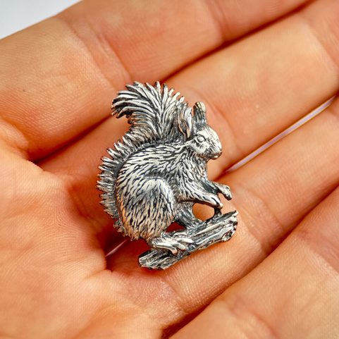 EICHHÖRNCHEN, SILBER-ANHÄNGER AG 925