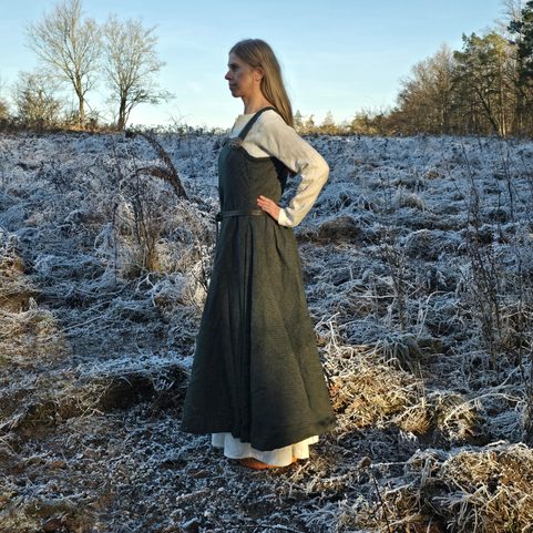 TABLIER DE LUXE VIKING POUR DAMES, LAINE DIAMANTÉE