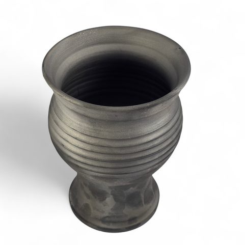 MEDIEVAL GOBLET, SMOKED CERAMICS