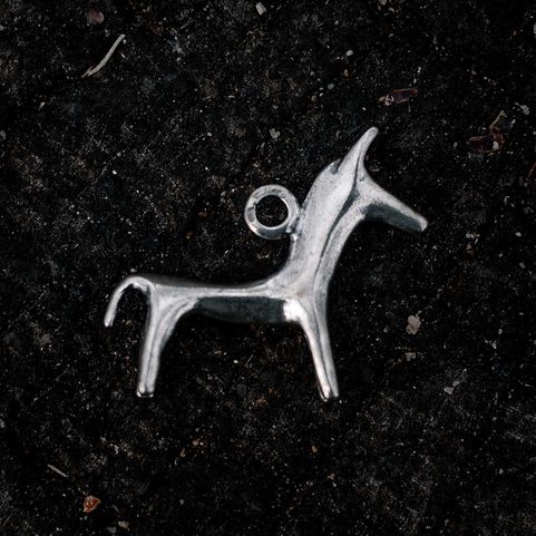 CELTIC HORSE, PENDANT, REPLICA, SILVER 925