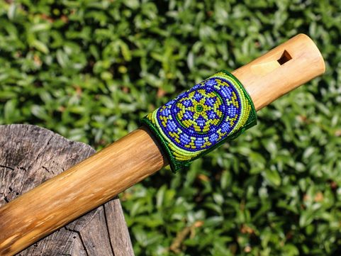 OVERTONE FIPPLE - KONCOVKA - FLUTE, BLUE STAR