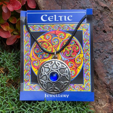 PENDANT CELTIC KNOT, BLUE