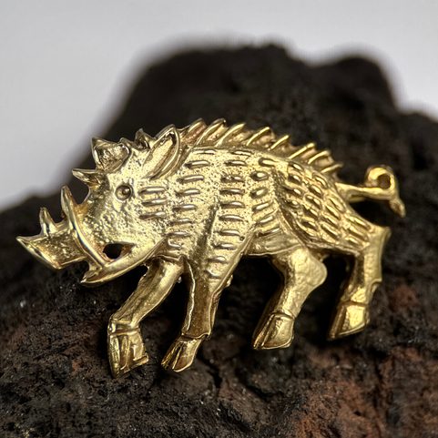BOAR, MEDIEVAL PILGRIM BADGE