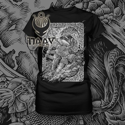 RAGNARÖK VIKING T-SHIRT BW WOMEN'S