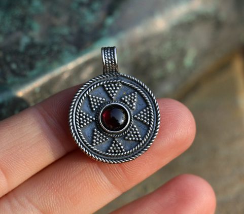 LADOGA, VIKING PENDANT, STERLING SILVER