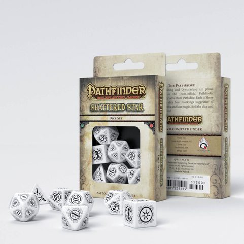 PLAYING DICE SET PATHFINDER SHATTERED STAR