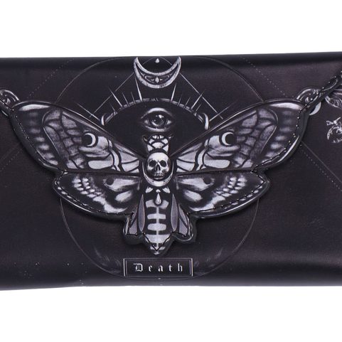 DEATH'S HEAD MOTH, WALLET 9,5 CM