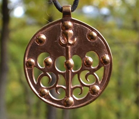 PENDENTIF CELTIQUE EN BRONZE LA TENE DRAGON OU SANGLIER, LOCALITÉ DE SKRYJE, BOHÊME CENTRALE