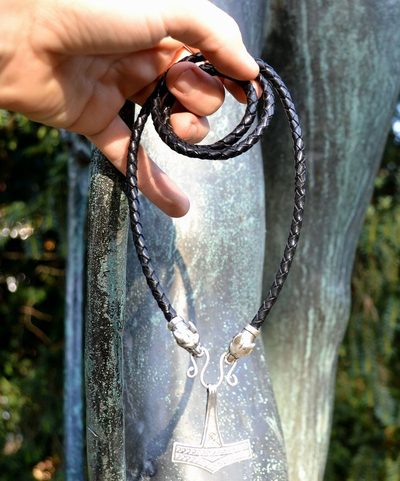 THOR'S HAMMER, ROMERSDAL, NECKLACE, STERLING SILVER 925, 22 G.
