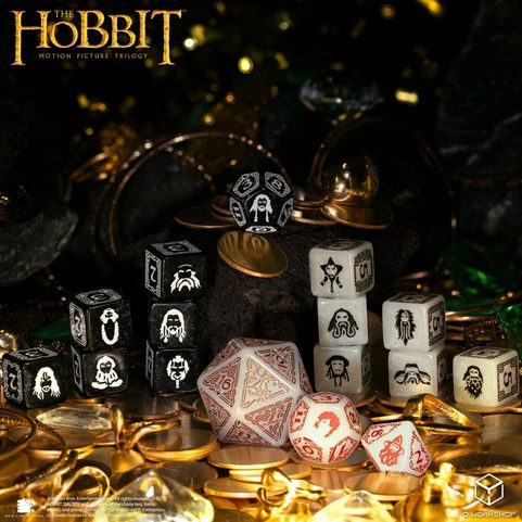 THE HOBBIT, DICE SET FOR THE RADIANT DAWN TCG