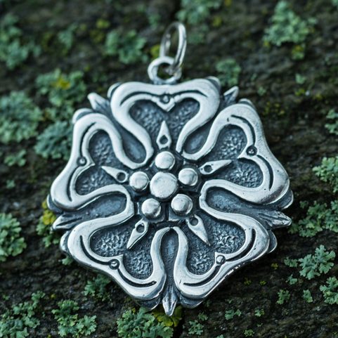 ROSE, HOUSE OF ROSENBERGS, PENDANT, SILVER