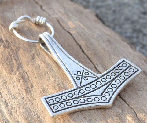 MARTEAU DE THOR - MJÖLLNIR, PENDENTIF, ARGENT