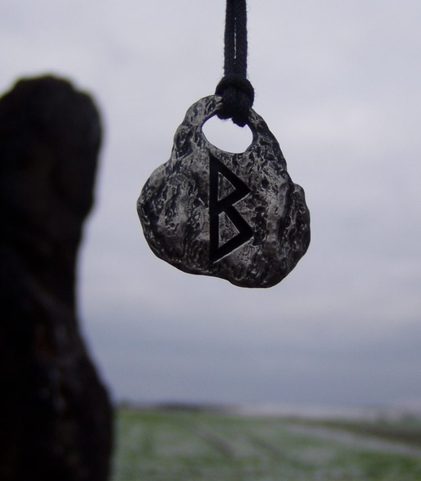 BERKANO - RUNE PENDANT