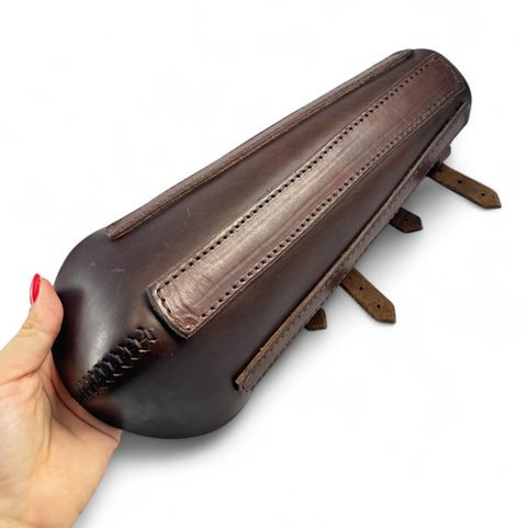 BRACATEUR, CUIR, PROTECTION CONTRE LE COUDE, SANGLES EN CUIR - 1 PIÈCE