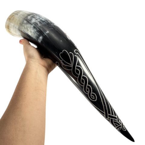 RAVEN, CROW, DRINKING HORN