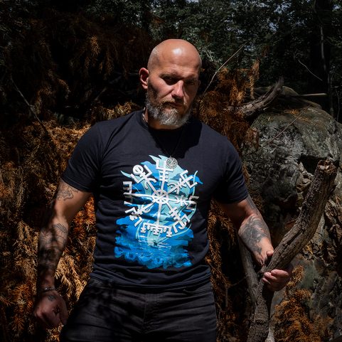 VEGVÍSIR, HERREN-T-SHIRT NAAV