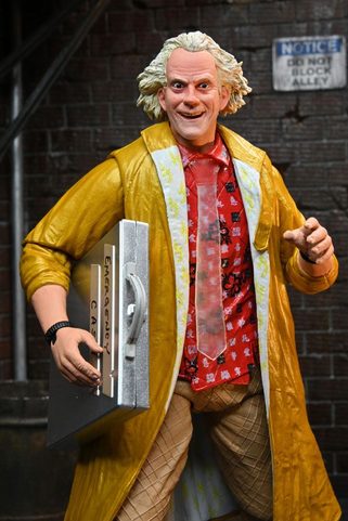 BACK TO THE FUTURE 2 ACTION FIGURE DOC BROWN 18 CM