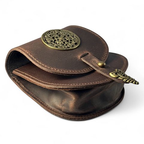 TARSOLY - VIKING BORRE, LEATHER BAG