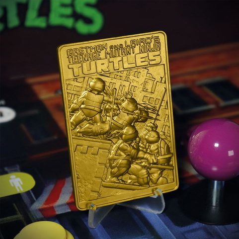 TEENAGE MUTANT NINJA TURTLES INGOT LIMITED EDITION (GOLD PLATED)