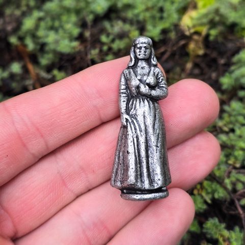 KÖNIGIN, FIGURINE, ZINK