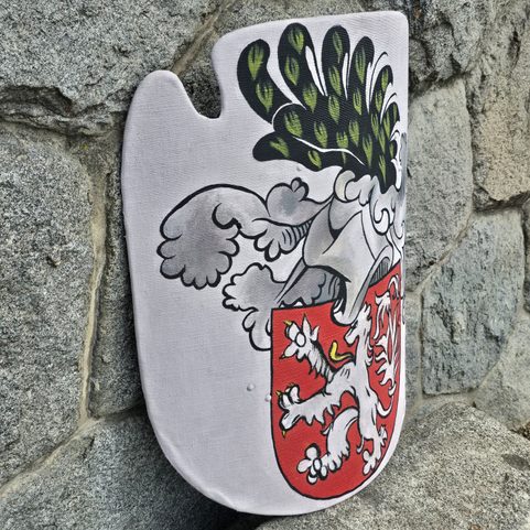 HOLZSCHILD, MITTELALTERLICHER SCHILD, TSCHECHISCHES KÖNIGREICH