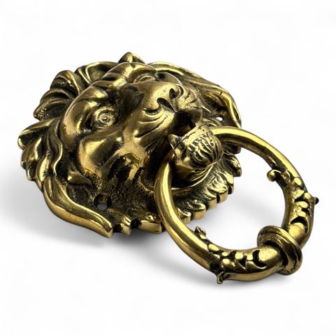 LION, HISTORICAL KNOCKER - BRASS