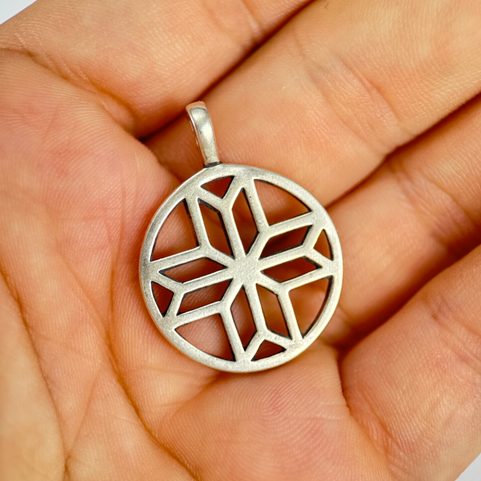MORNING STAR VENUS II, SILVER PENDANT