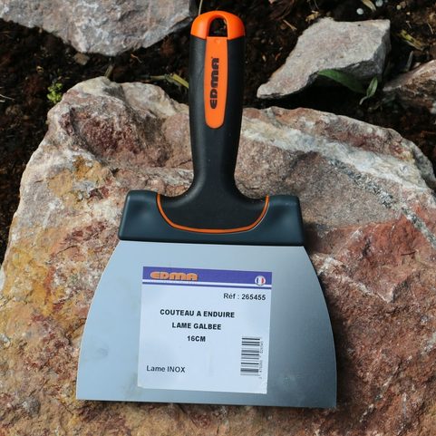 STAINLESS STEEL TAPING KNIFE BY EDMA 160MM