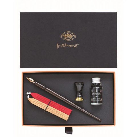 MANUSCRIPT VICTORIANA, WRITING AND SEALING SET