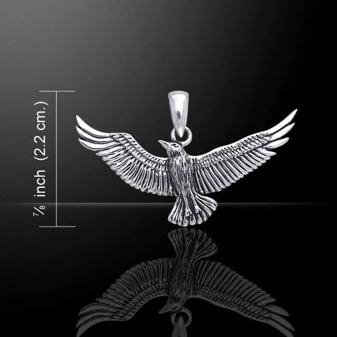 GREAT CORMORANT, SILVER PENDANT, AG 925