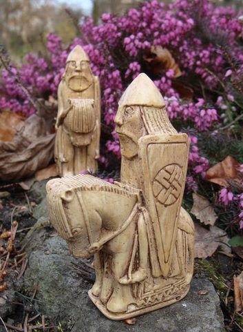 THE KNIGHT, THE LEWIS CHESS COLLECTION, REPLICA