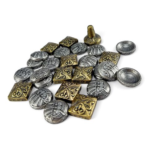 FIDCHELL CELTIC BOARD GAME, PLAYING STONES