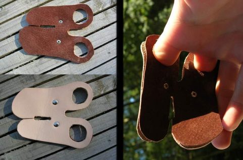 SPECIAL LEATHER GLOVE FOR ARCHERS