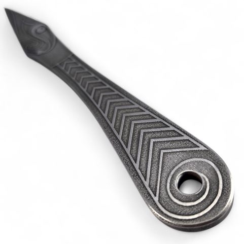 MUNINN ETCHED THROWING KNIFE - 1 PIECE