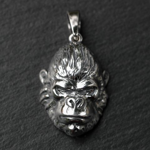 GORILA, ANHÄNGER, SILBER 925 15G