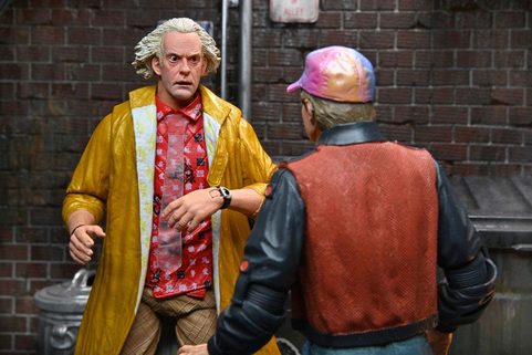 BACK TO THE FUTURE 2 ACTION FIGURE DOC BROWN 18 CM
