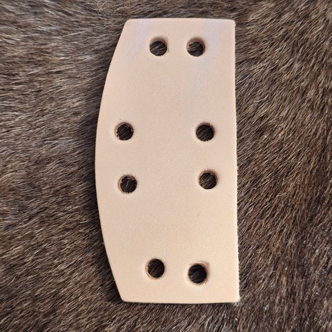 LEDERSCHUPPEN, 1 STÜCK, NATURFARBEN