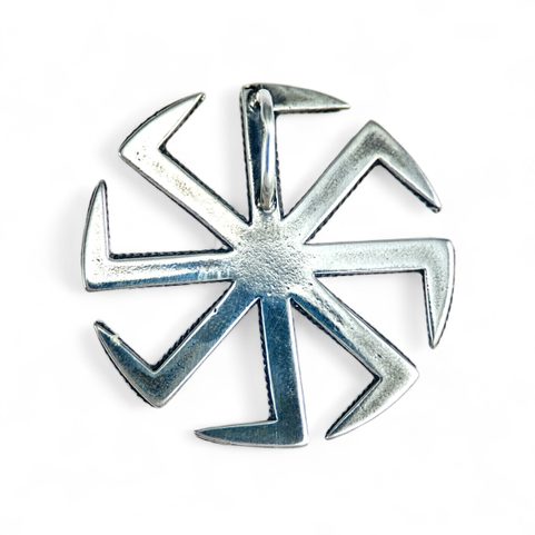 SLAWISCHER KREIS, SYMBOL DER SONNE, ANHÄNGER, SILBER 925
