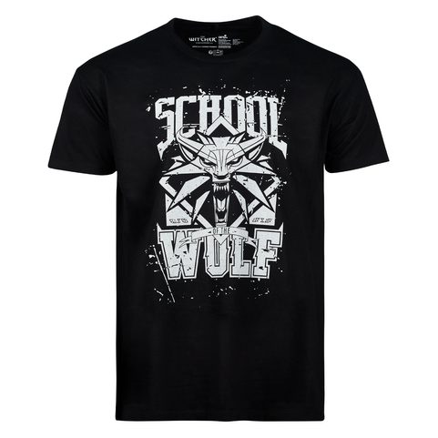 T-SHIRT THE WITCHER - SCHOOL OF THE WOLF