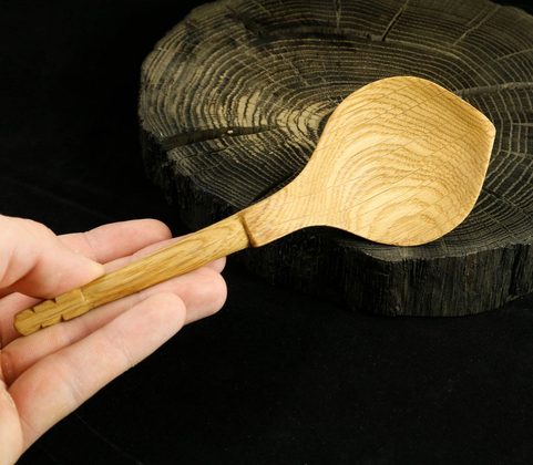WOODEN SPOON, CONSTANCE, 14TH CENTURY, REPLICA