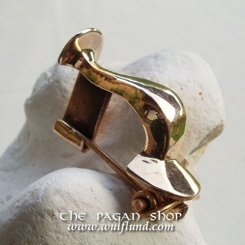 FIBULE ROMAINE, RÉPLIQUE EN BRONZE