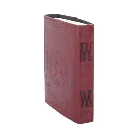 TREE OF LIFE, LEATHER NOTEBOOK WITH LOCK