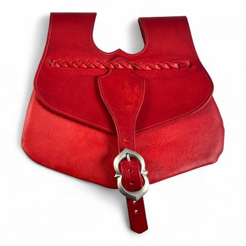 SAC EN CUIR MÉDIÉVAL DU 13E - XVE SIÈCLE