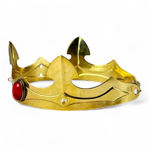 CAROLUS, MAGNIFICENT MEDIEVAL CROWN, GLASS
