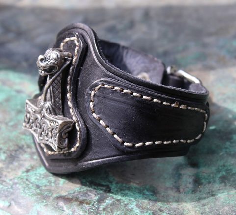 OSEBERG, LEATHER BRACELET