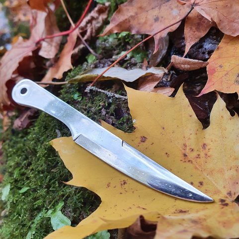 INVESTMENT THROWING KNIFE 1 OZ SILVER 925